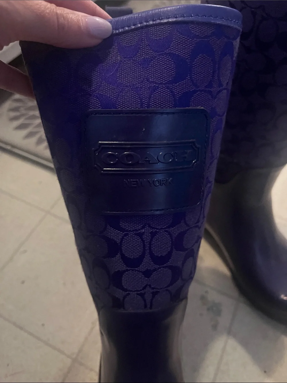 Coach stylish purple